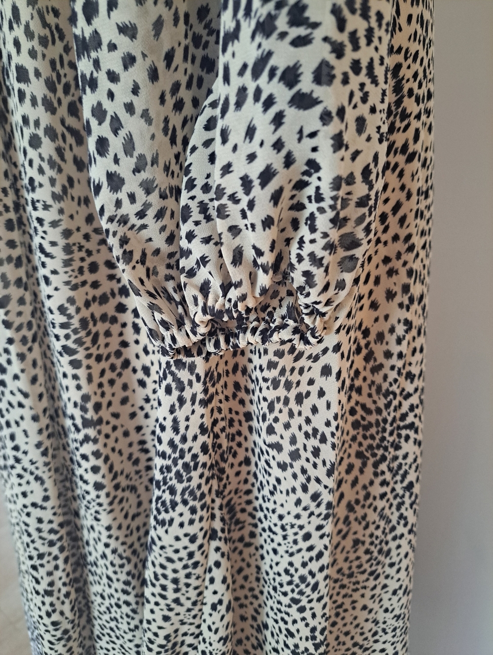 Dress Baltic Born Cream and Black Printed Long Sleeve Maxi Dress - Picture 12 of 14